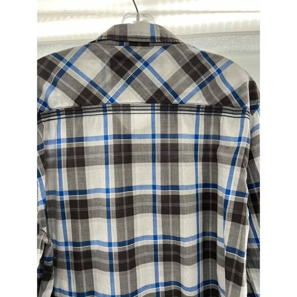 BKE Men's Plaid Button Up Shirt Standard Fit Long Sleeve Size XL - Picture 6 of 8